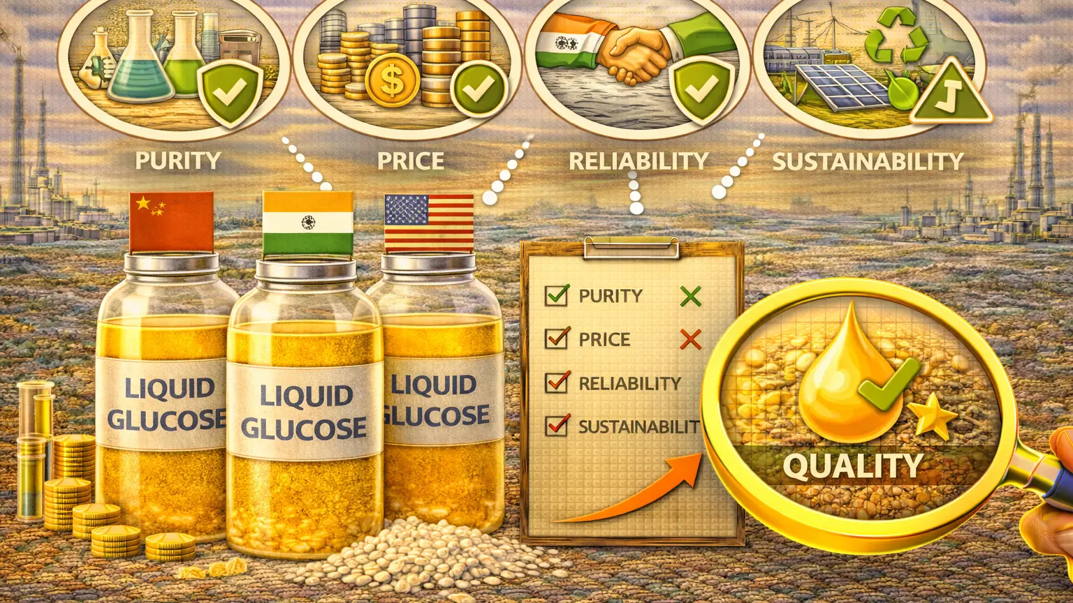 How US Buyers Compare Liquid Glucose Suppliers Worldwide