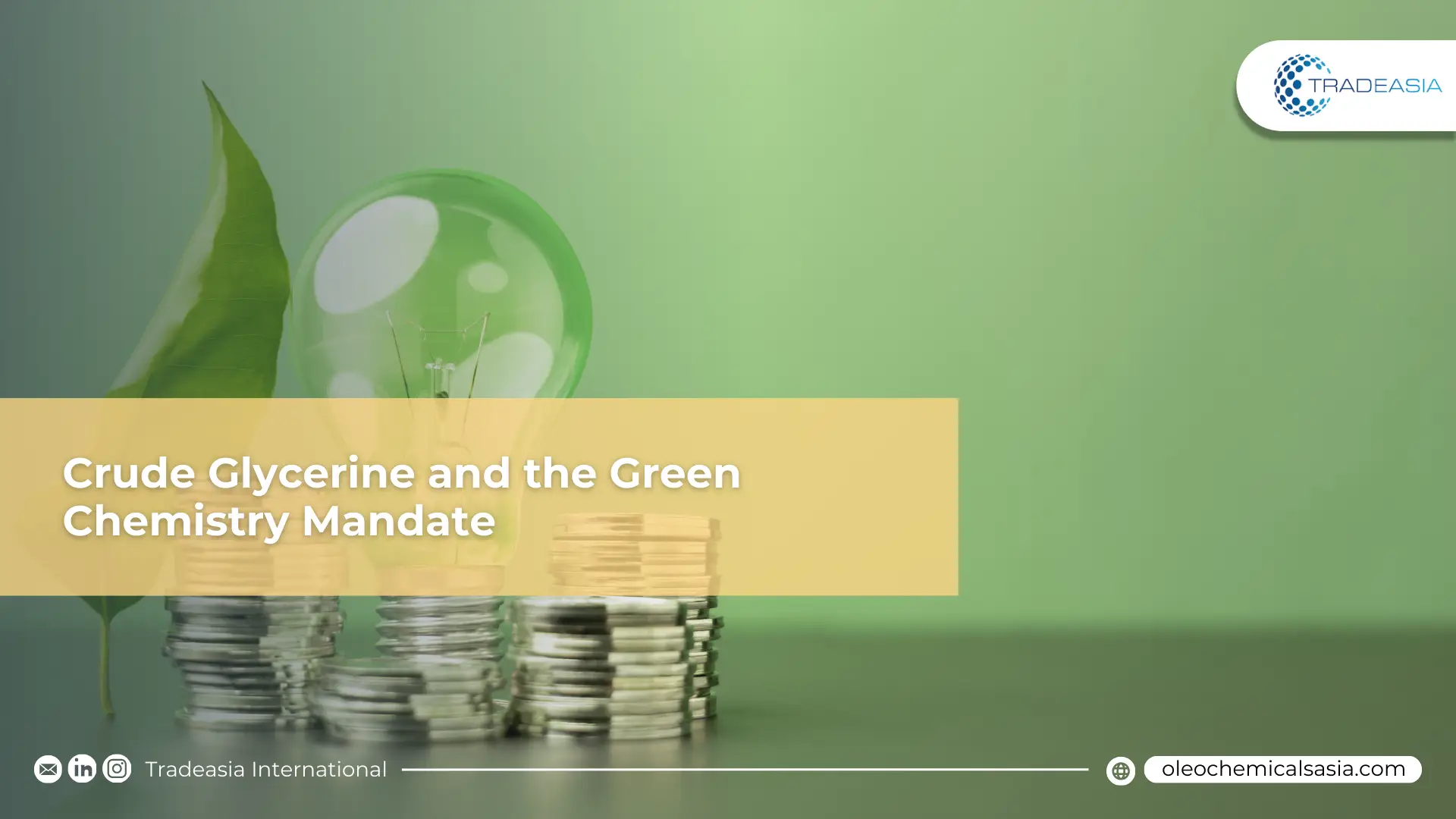 Industrial crude glycerine processing for sustainable FMCG applications in 2026.