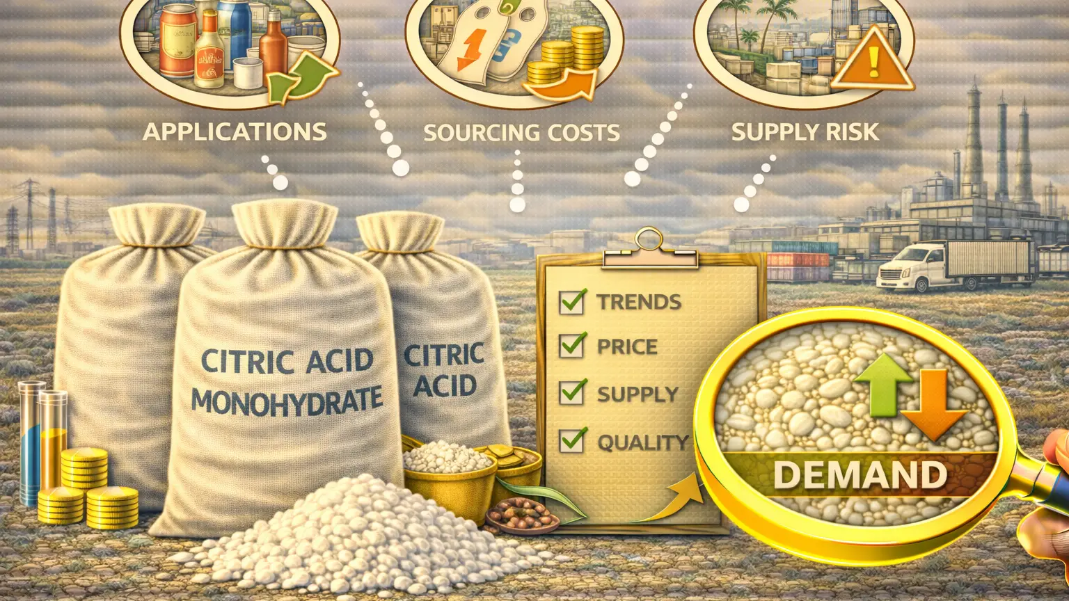 Why Citric Acid Monohydrate Is Back in Focus for Buyers