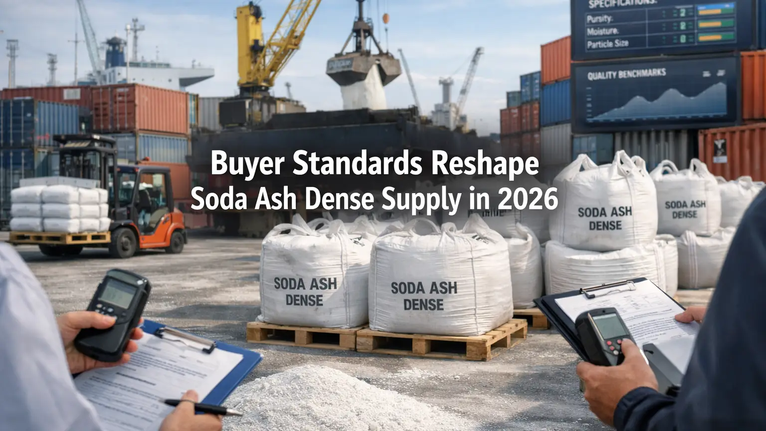 Buyer Standards Reshape Soda Ash Dense Supply in 2026