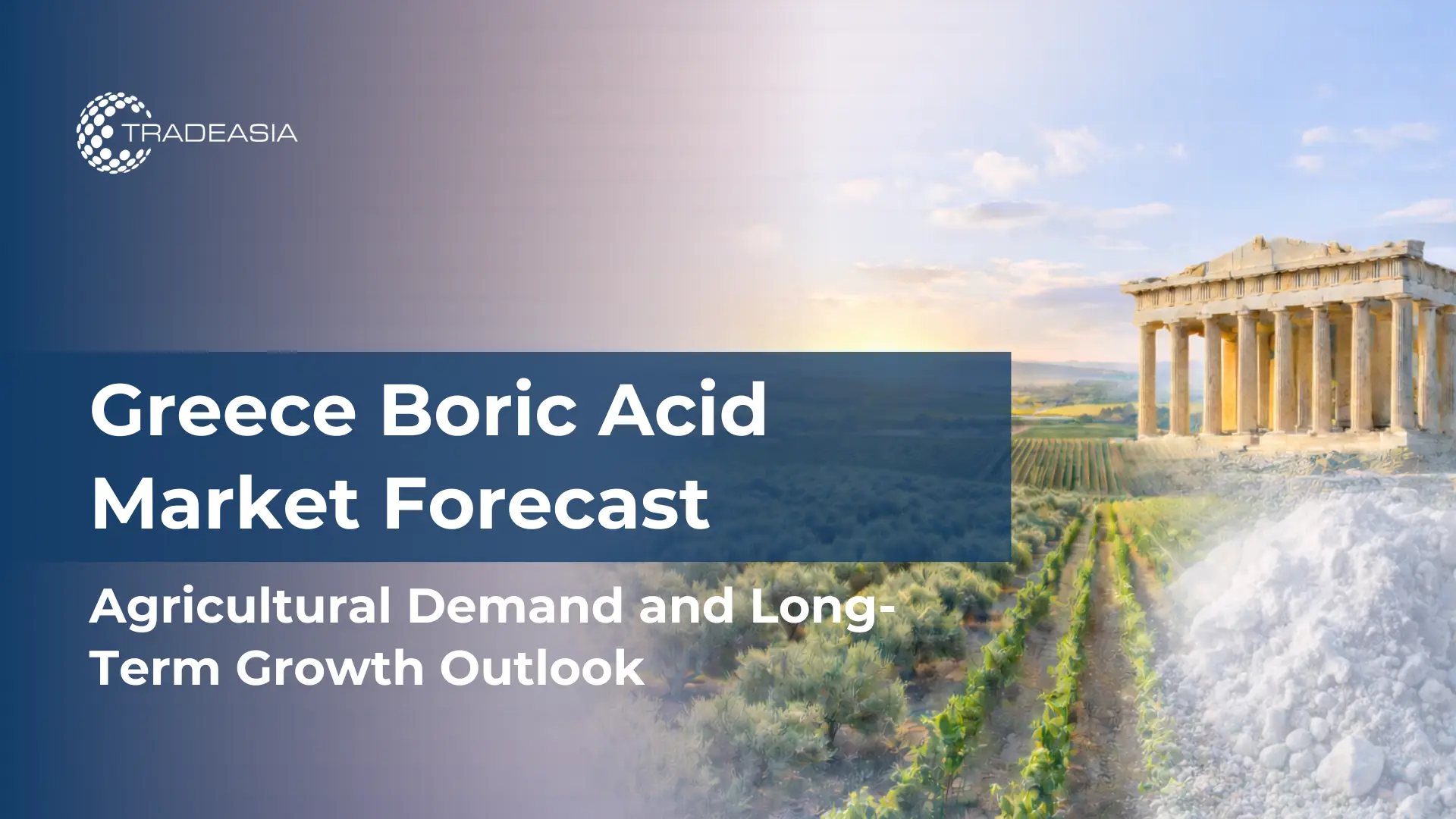 Article Banner | Greece boric acid and borates market forecast driven by agricultural demand and mineral imports