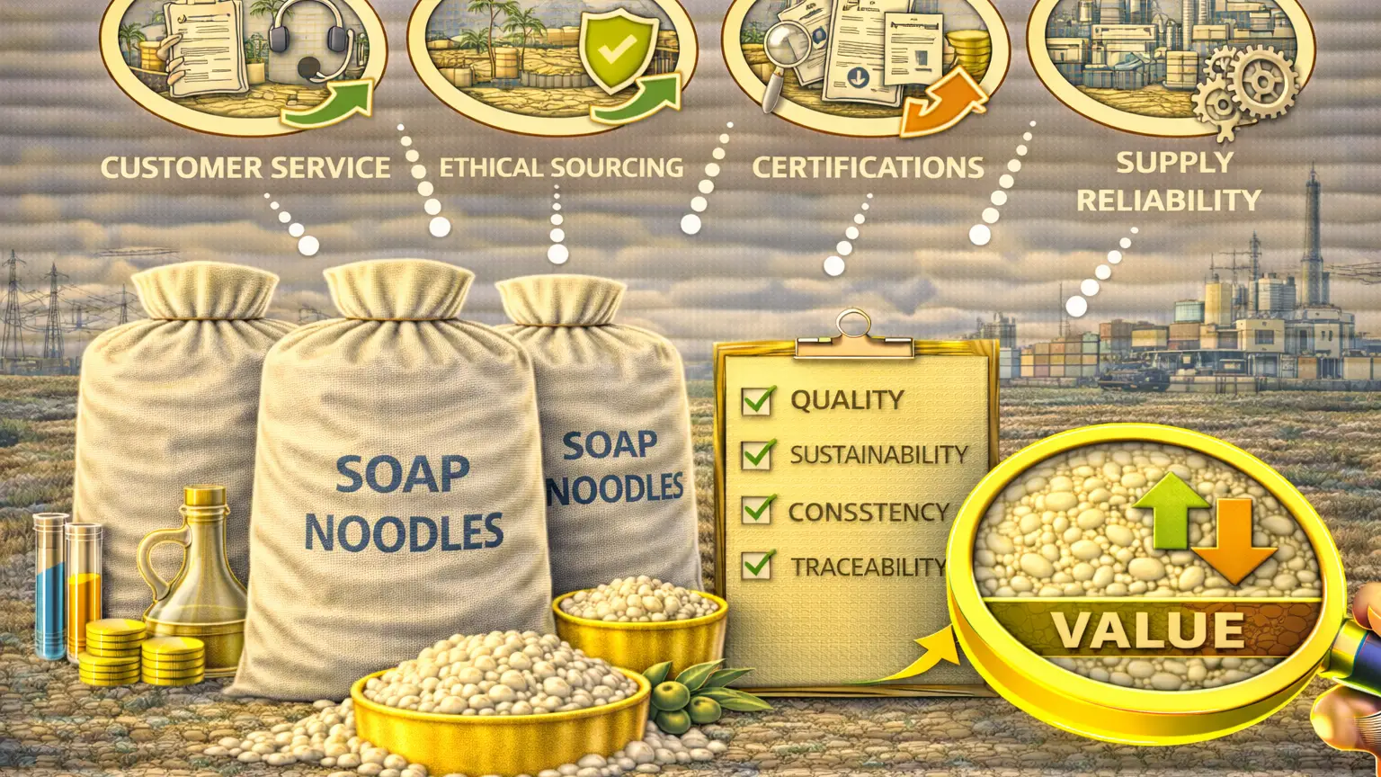Beyond Price: What American Buyers Demand from Soap Noodle Suppliers