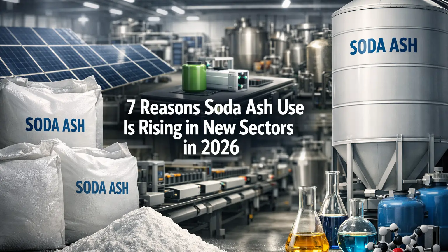 7 Reasons Soda Ash Use Is Rising in New Sectors in 2026