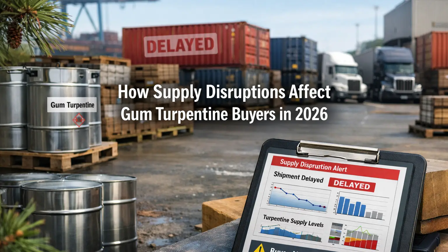 How Supply Disruptions Affect Gum Turpentine Buyers in 2026