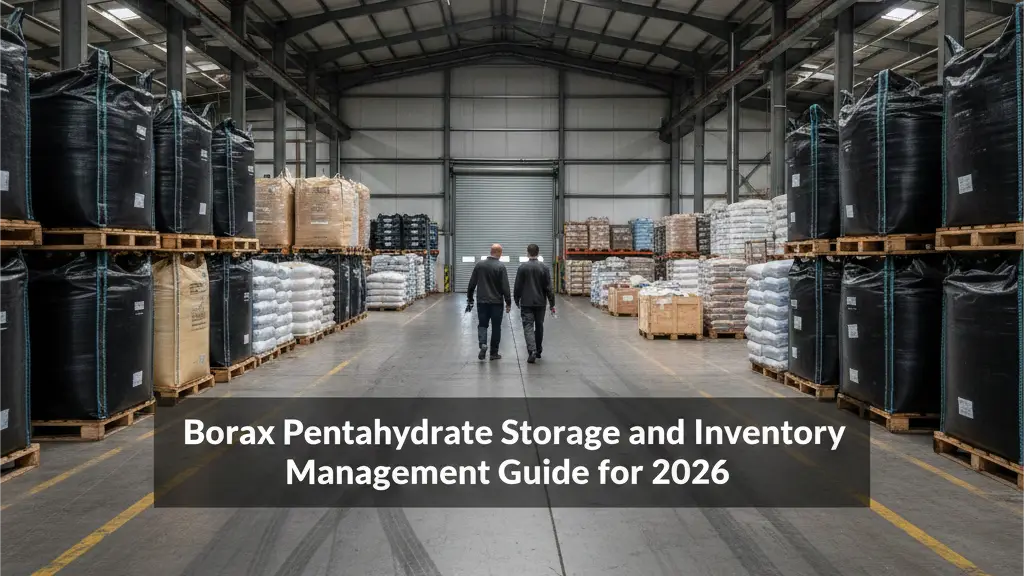 Borax Pentahydrate Storage and Inventory Management Guide for 2026