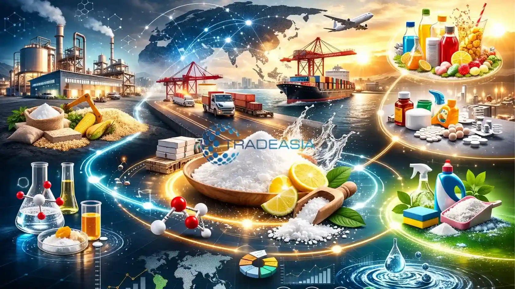 Citric Acid Monohydrate Trends and Buyers in Asia