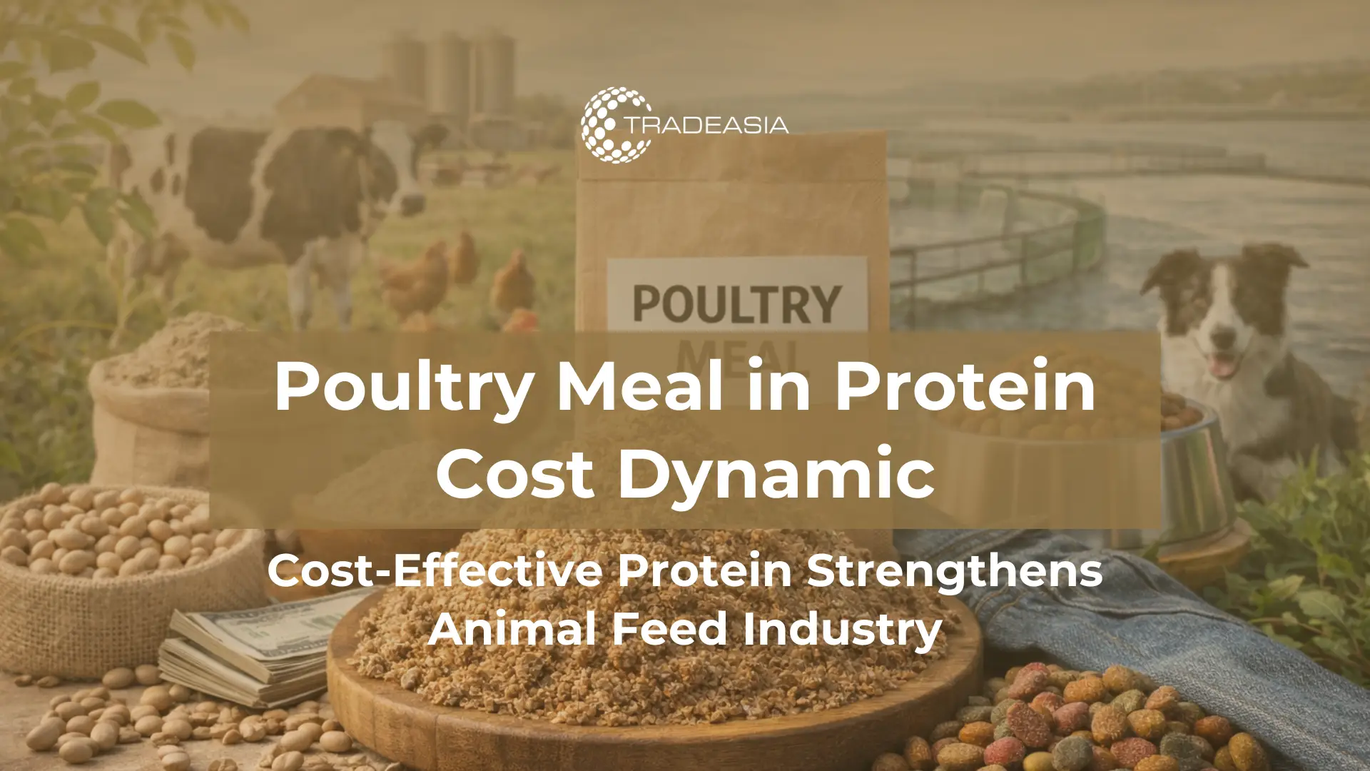 Article Banner | Poultry meal used in aquaculture, livestock, and pet food highlighting 2026 market growth and sustainable sourcing trends