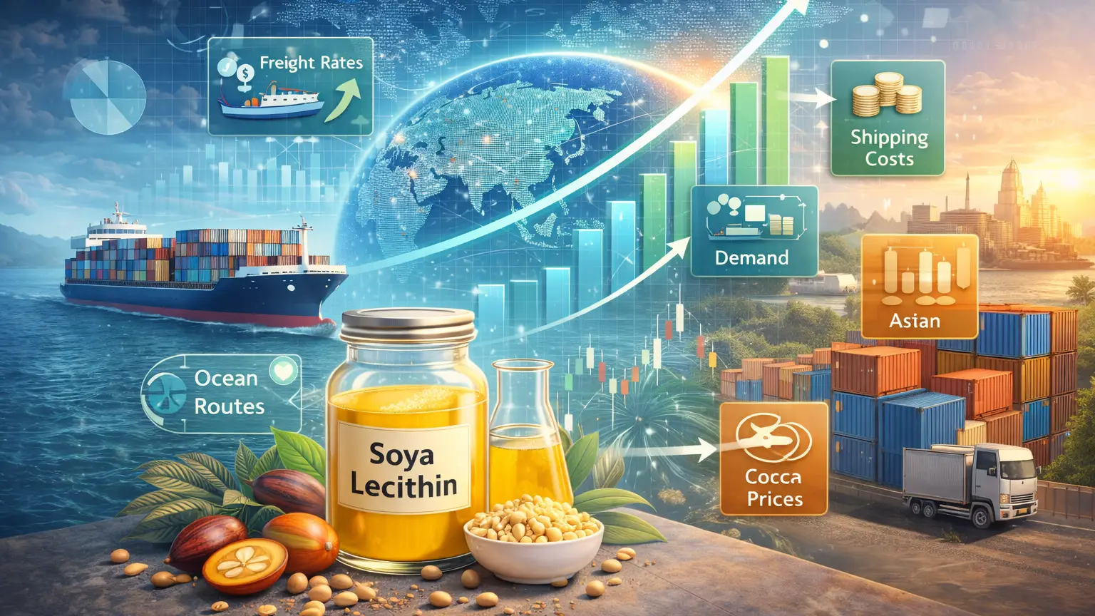 Freight Rates and Soya Lecithin CFR/CIF Prices