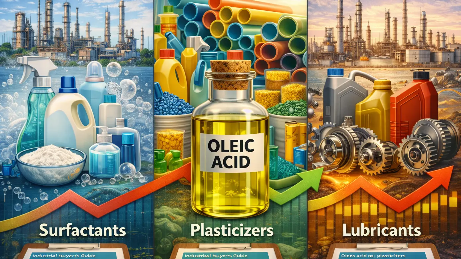 Oleic Acid in Surfactants, Plasticizers & Lubricants