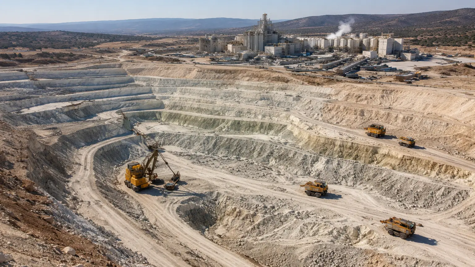 Boron Works open-pit mining complex