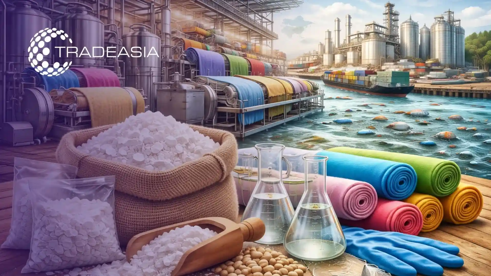 Powering Textiles: The Global Supply Chain for Caustic Soda Flakes