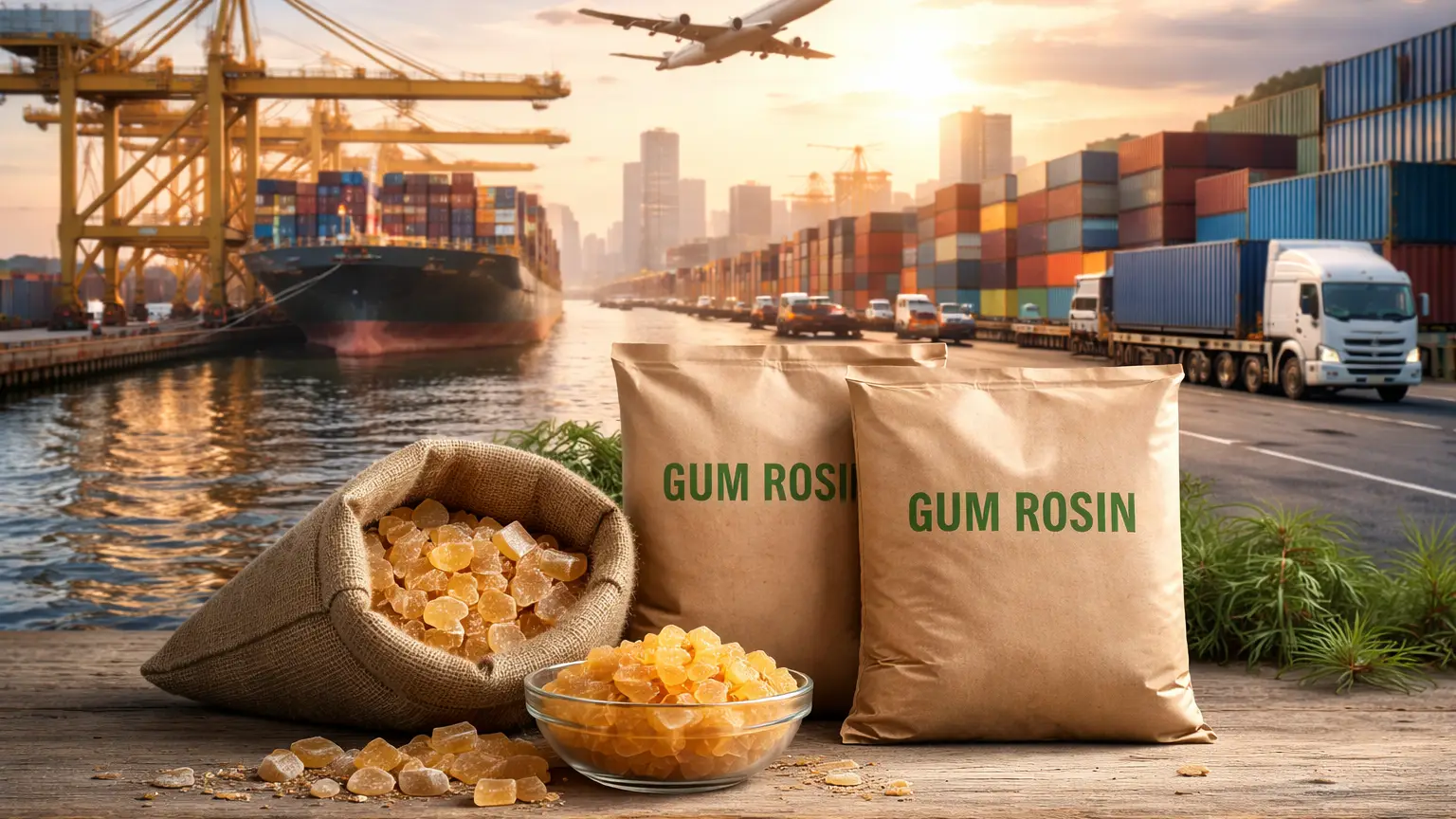 Navigating 2026 Freight Trends for Gum Rosin Supply in Asia