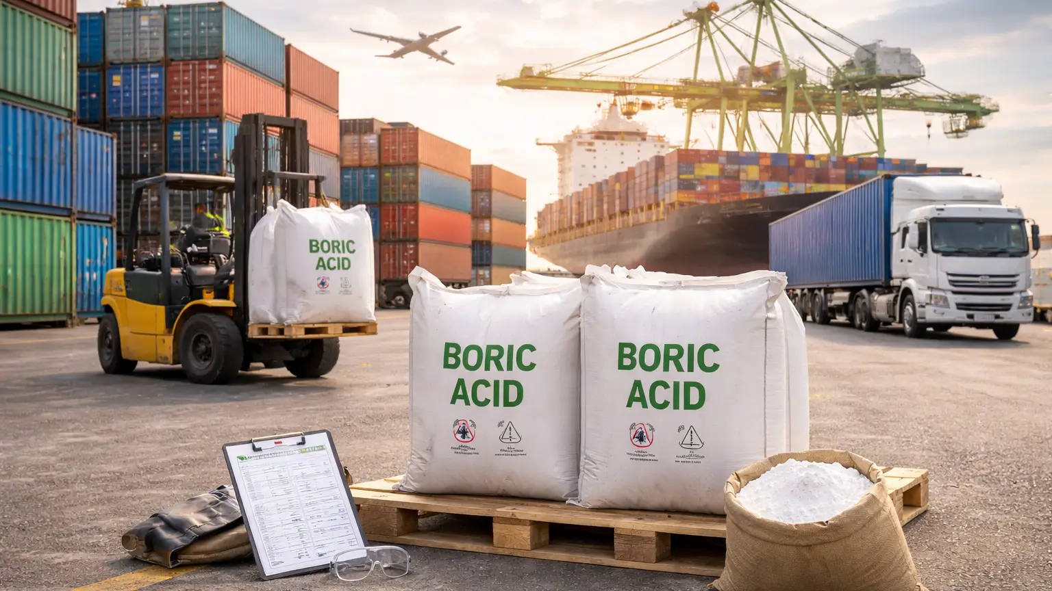Navigating Global Regulations for Boric Acid Handling & Transport