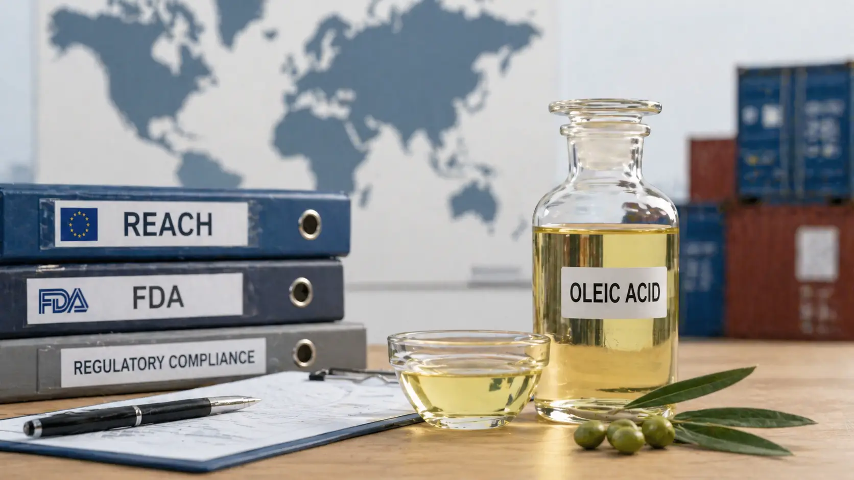 Global Compliance Standards for Oleic Acid: REACH, FDA & More