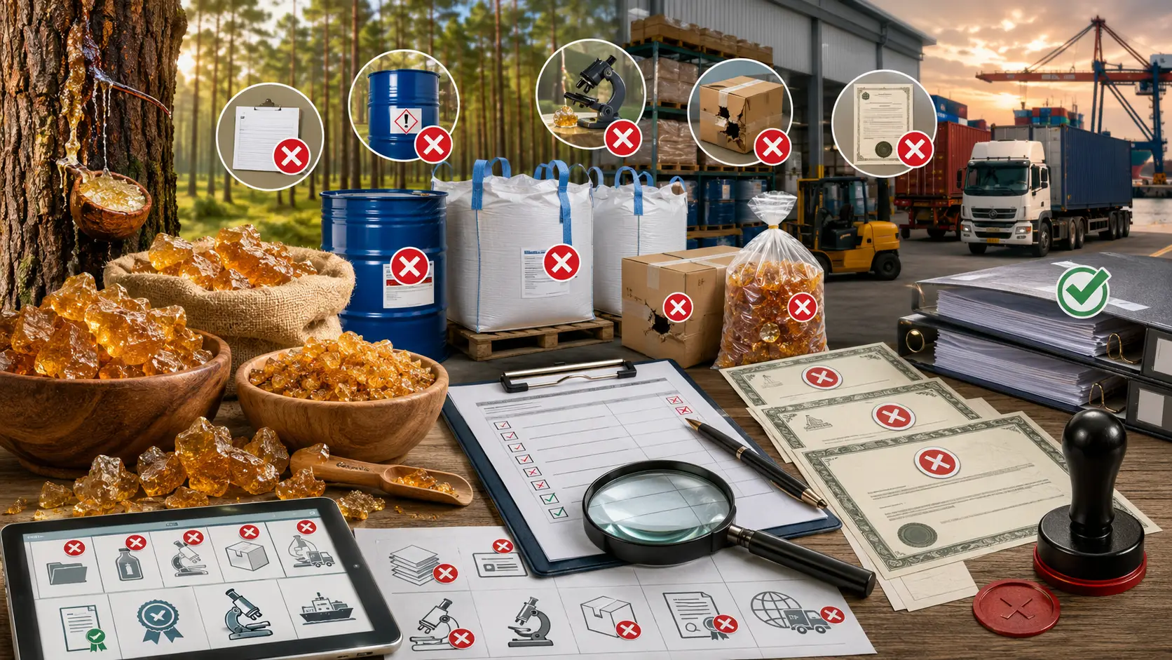 Common Compliance Mistakes When Buying Gum Rosin