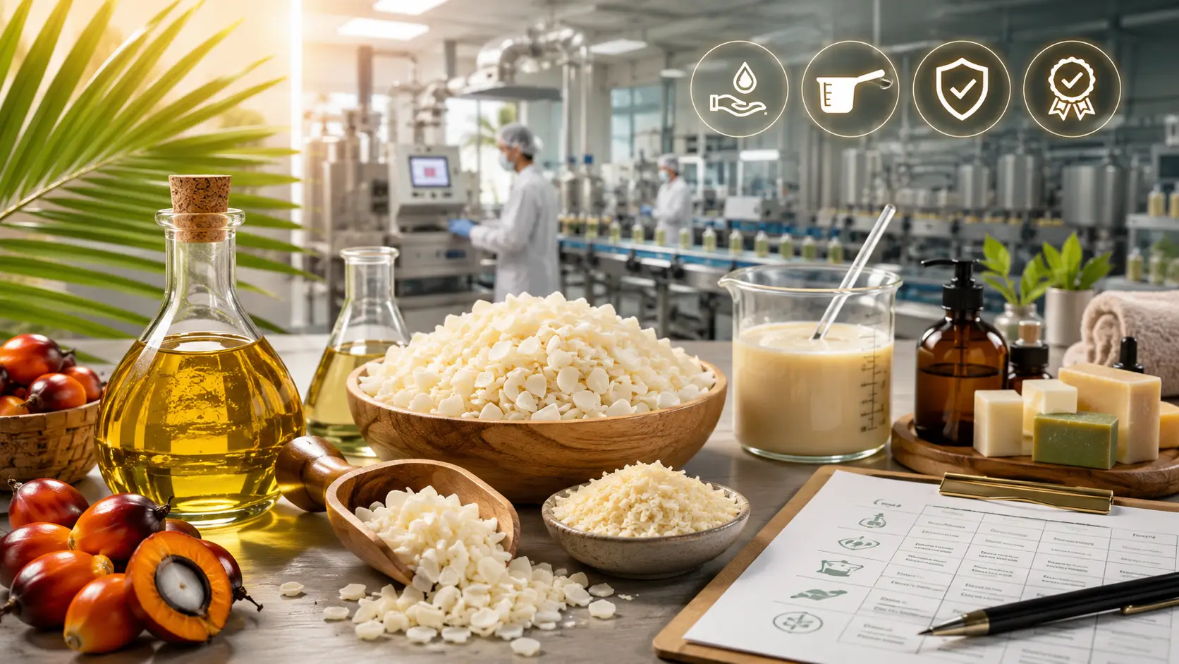 Using Soap Noodle in Palm Derivatives Formulations