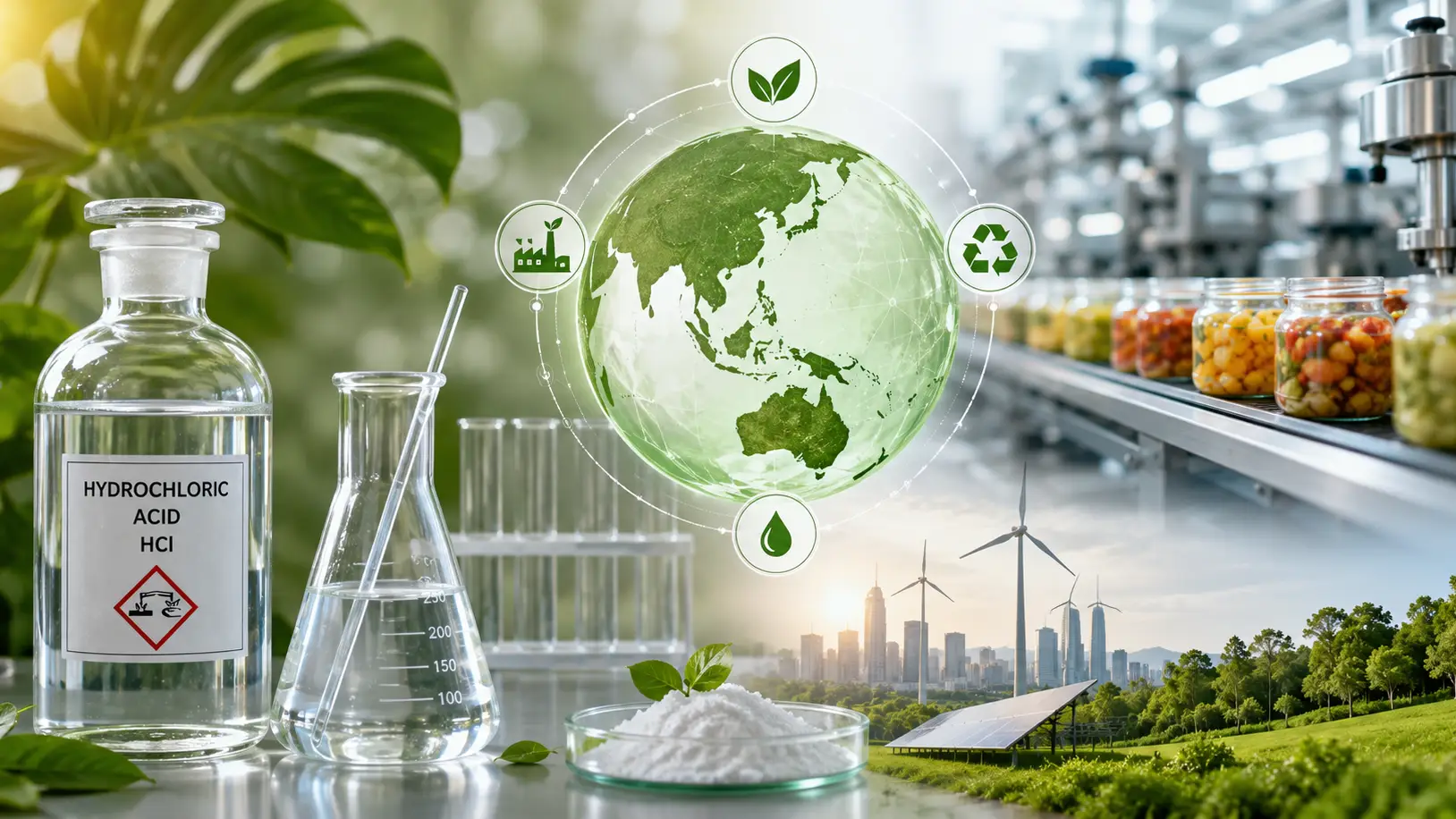 How Hydrochloric Acid Powers Sustainable Food Additives