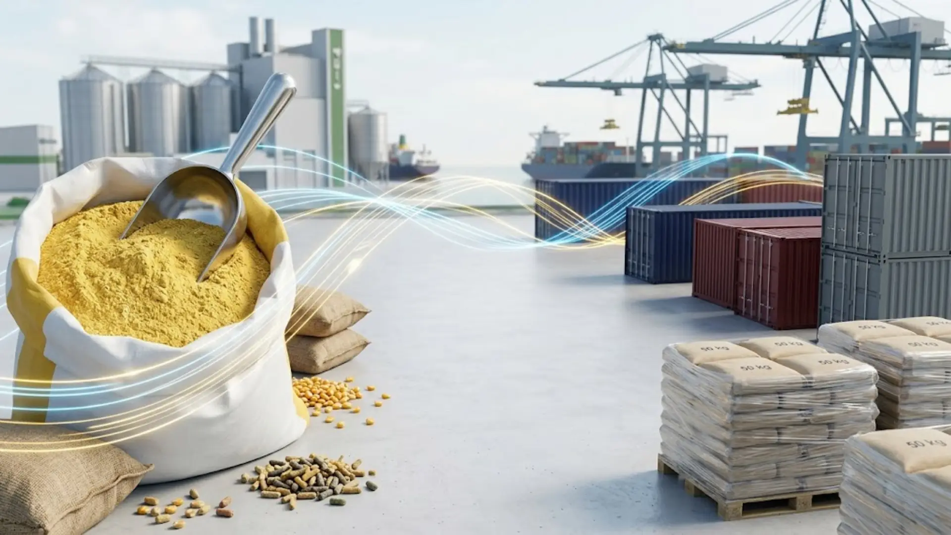 Article Banner | Corn gluten meal supplier market outlook in 2026 covering supply chain, logistics, landed cost, import-export flow, and B2B feed sourcing.