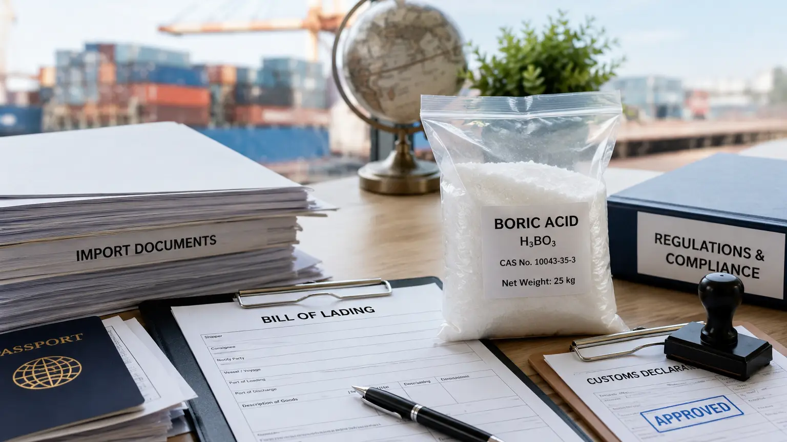 Boric Acid Trade Rules and Sourcing with Chemtradeasia