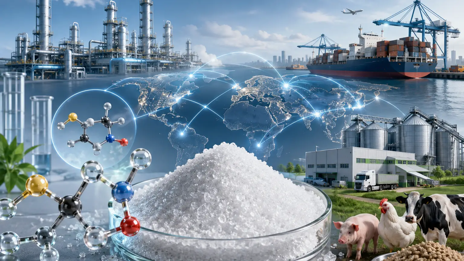 DL Methionine Supply & Sourcing Guide for Feed Industry