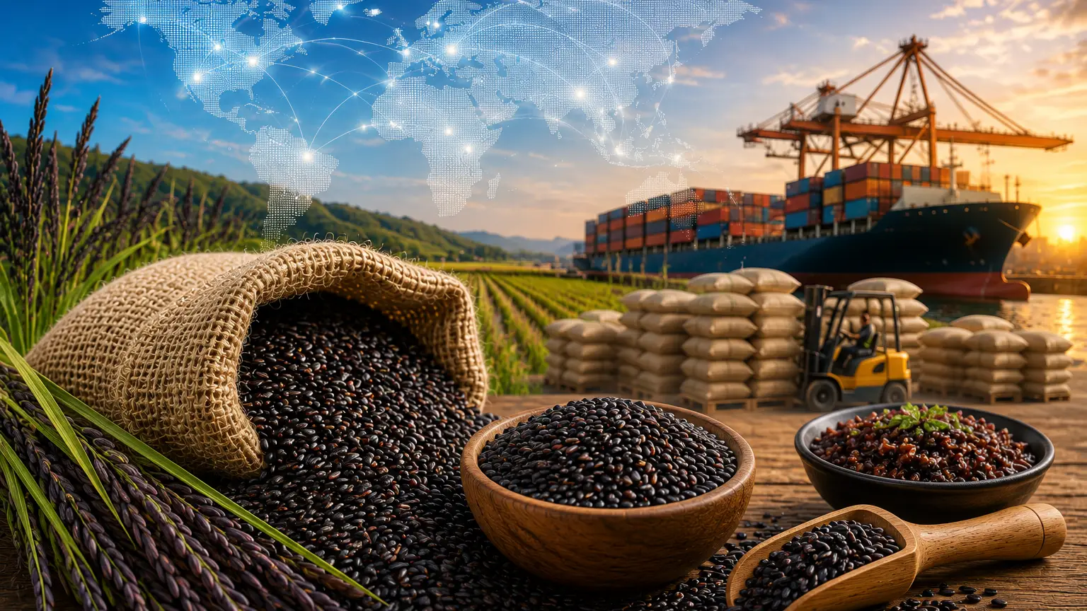 Black Rice Supply Chain & Global Trade Insights
