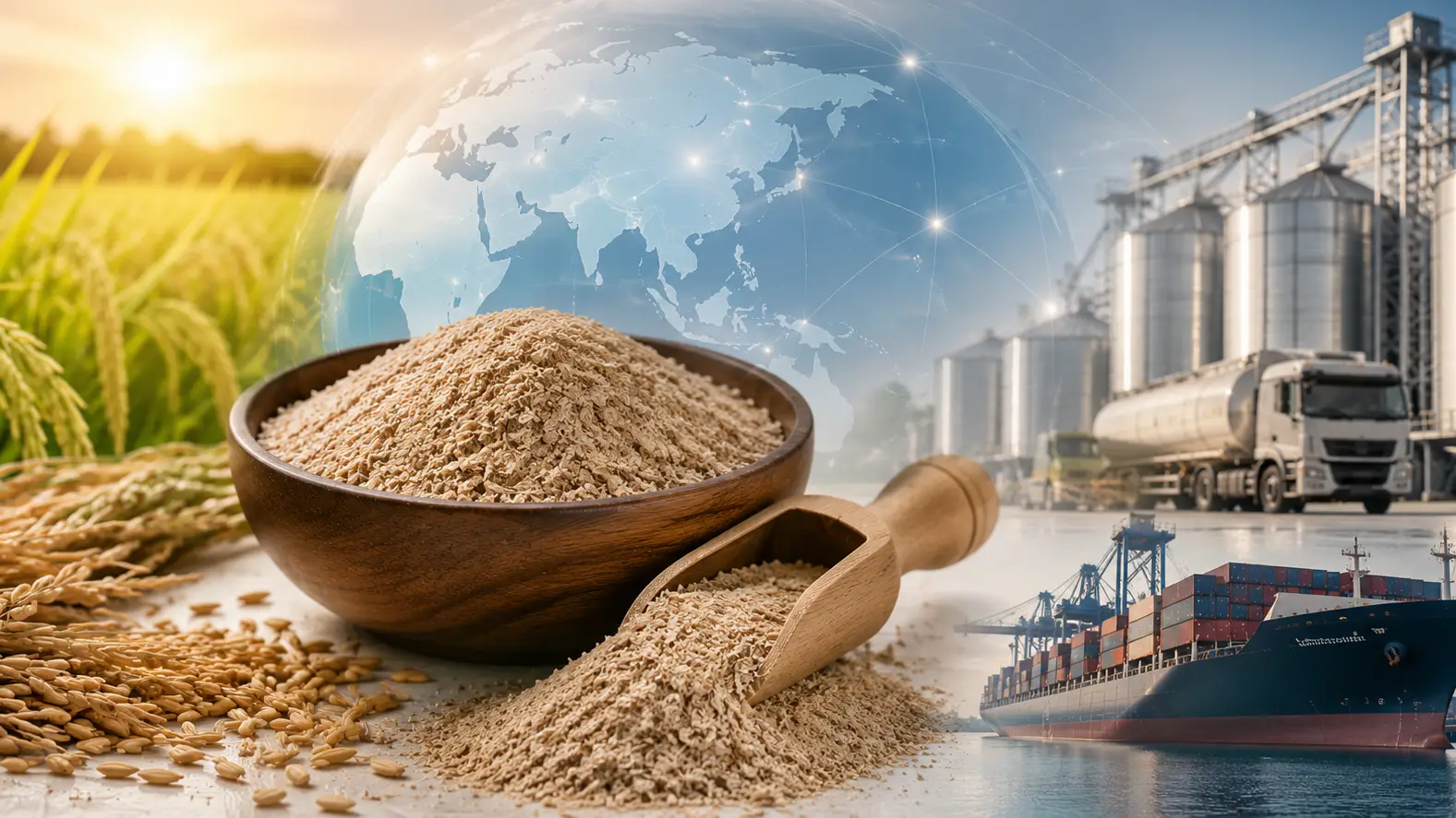 Deoiled Rice Bran Supplier & Applications