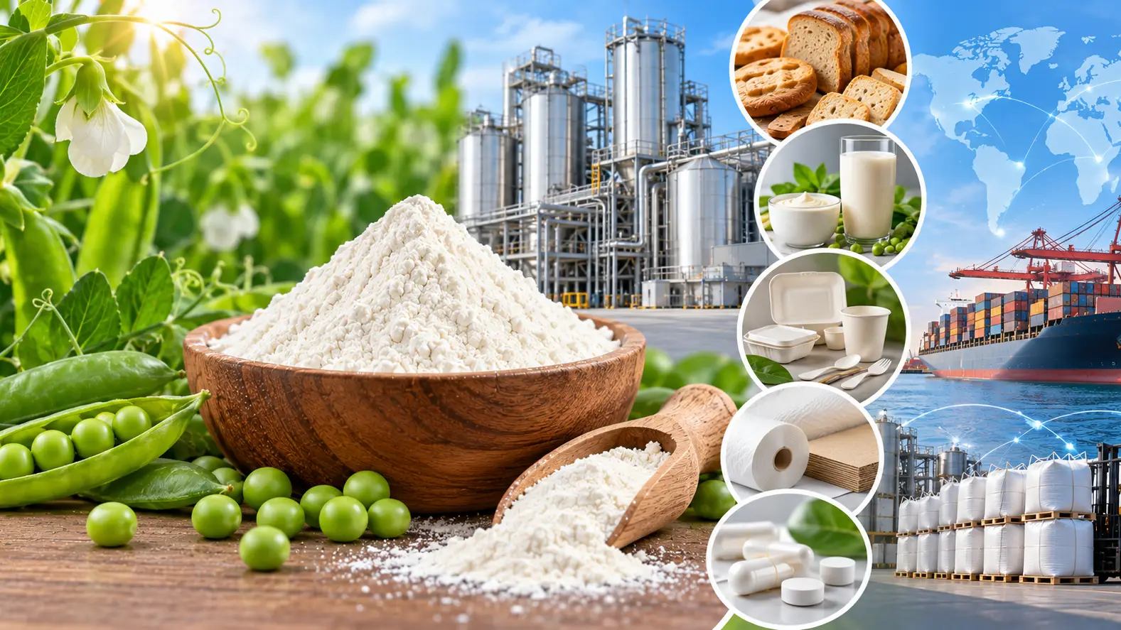 Pea Starch Supplier & Industrial Applications Guide