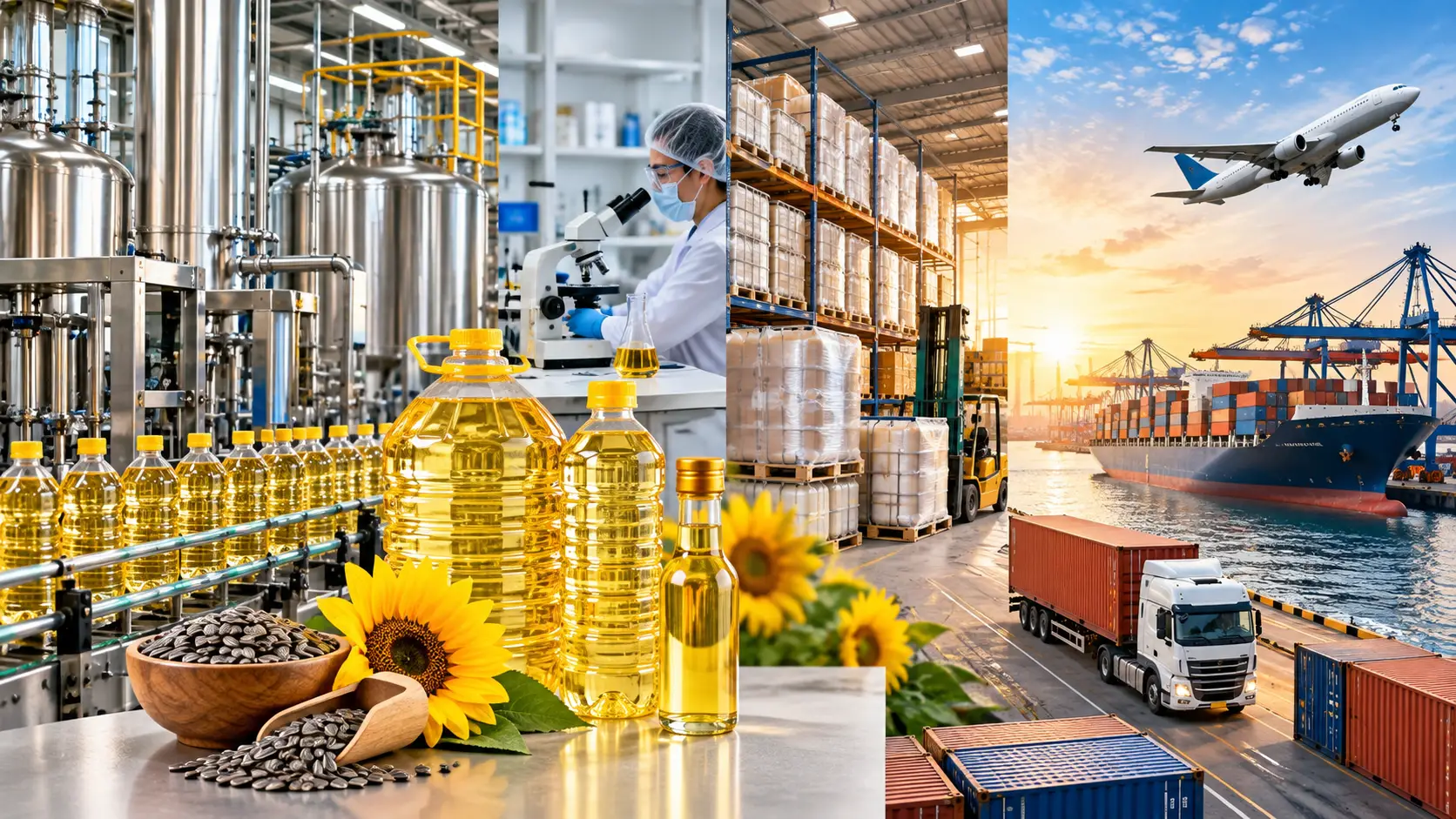 Refined Sunflower Oil B2B Market & Sourcing