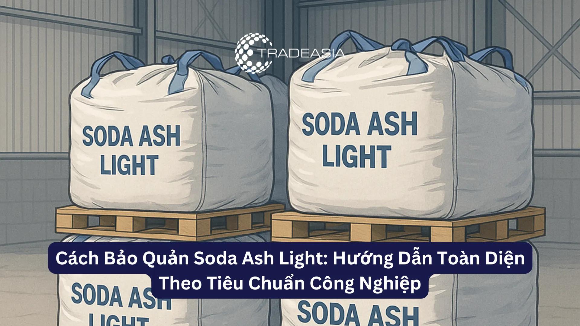 Cách Bảo Quản Soda Ash Light: Hướng Dẫn Toàn Diện Theo Tiêu Chuẩn Công Nghiệp