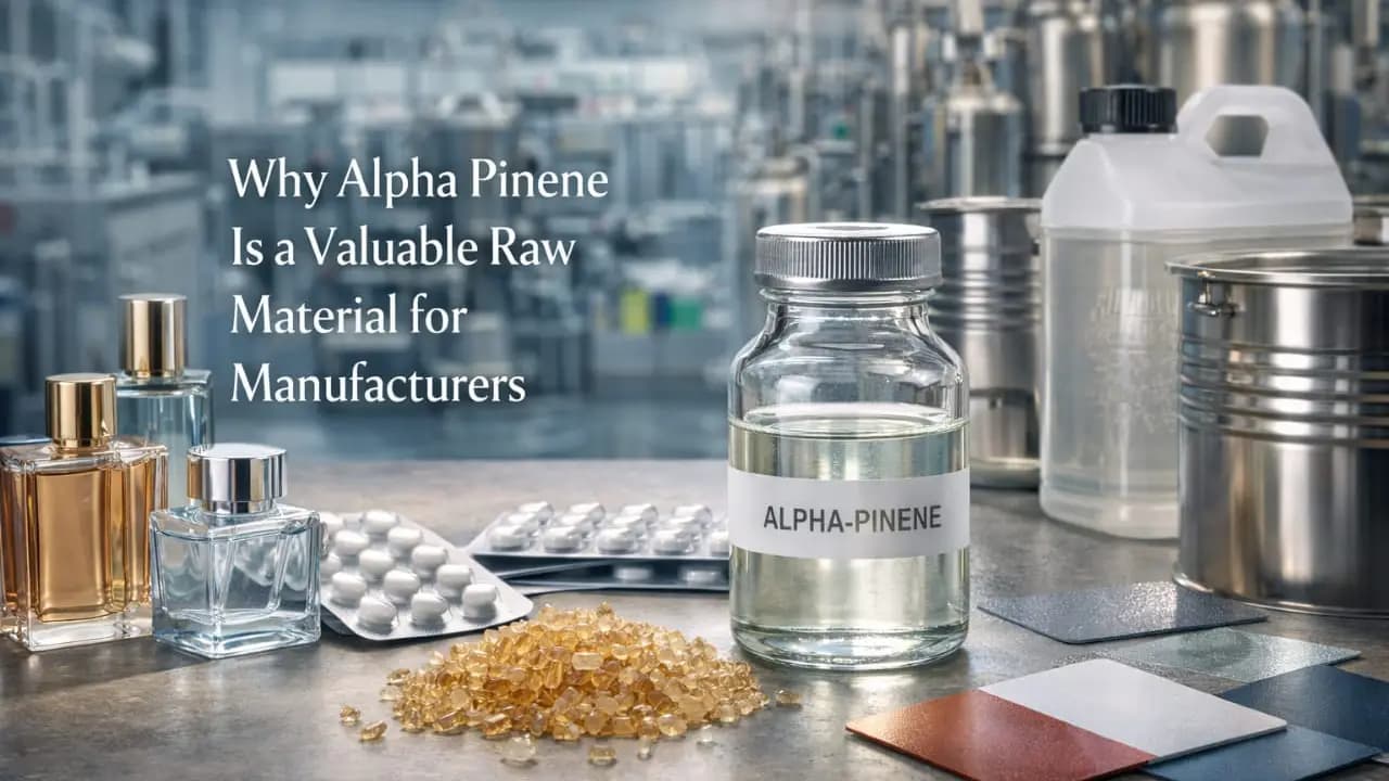 Why Alpha Pinene Is a Valuable Raw Material for Manufacturers.