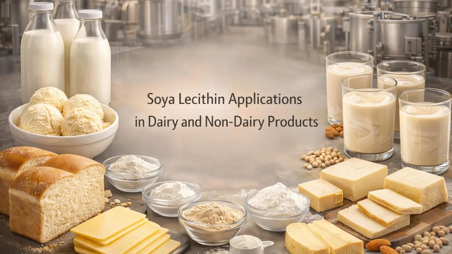 Soya Lecithin Applications in Dairy and Non-Dairy Products