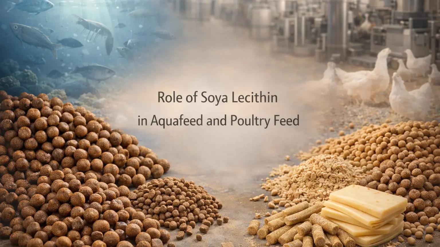 Role of Soya Lecithin in Aquafeed and Poultry Feed