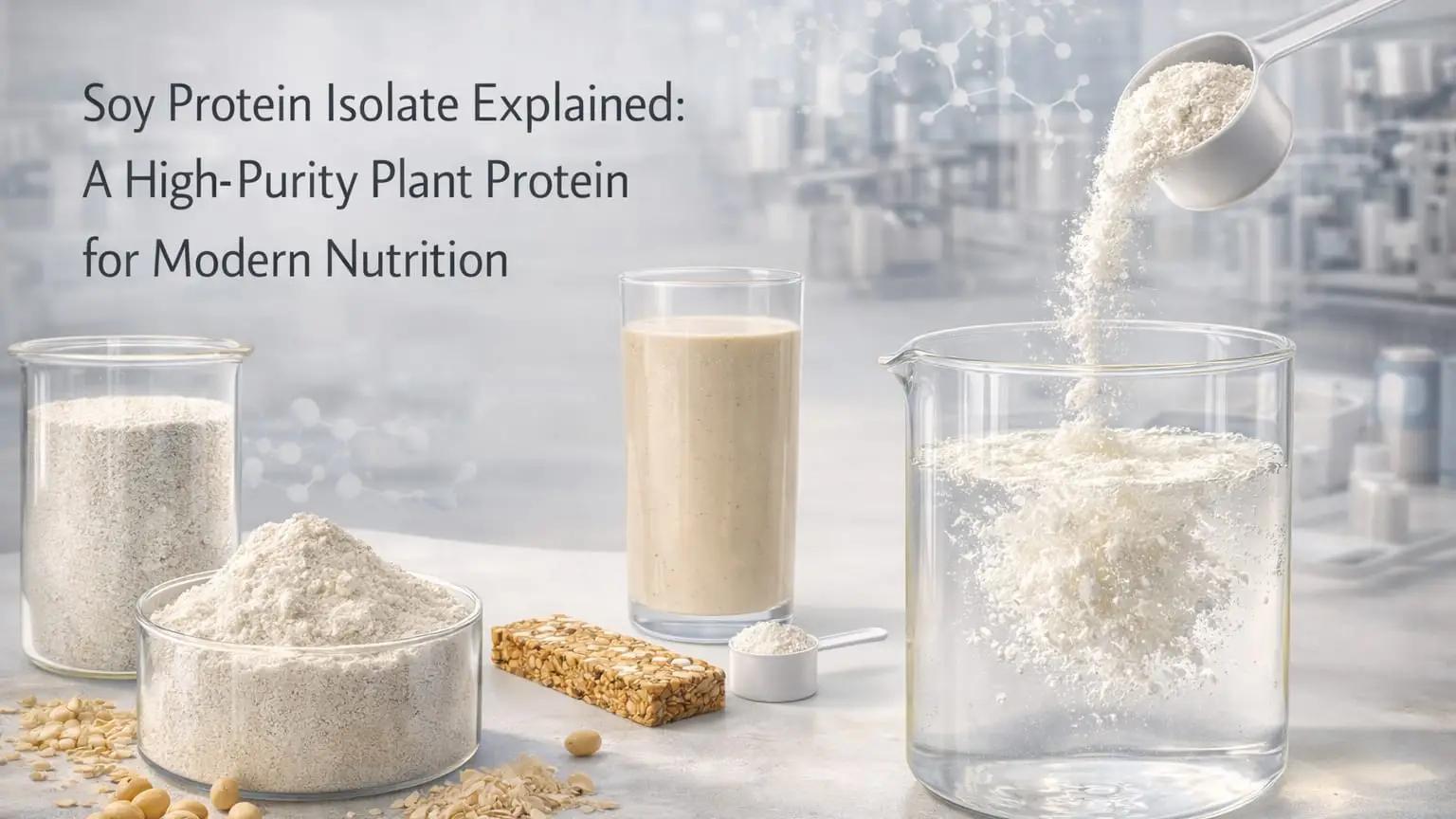 Soy Protein Isolate Explained: A High-Purity Plant Protein for Modern Nutrition