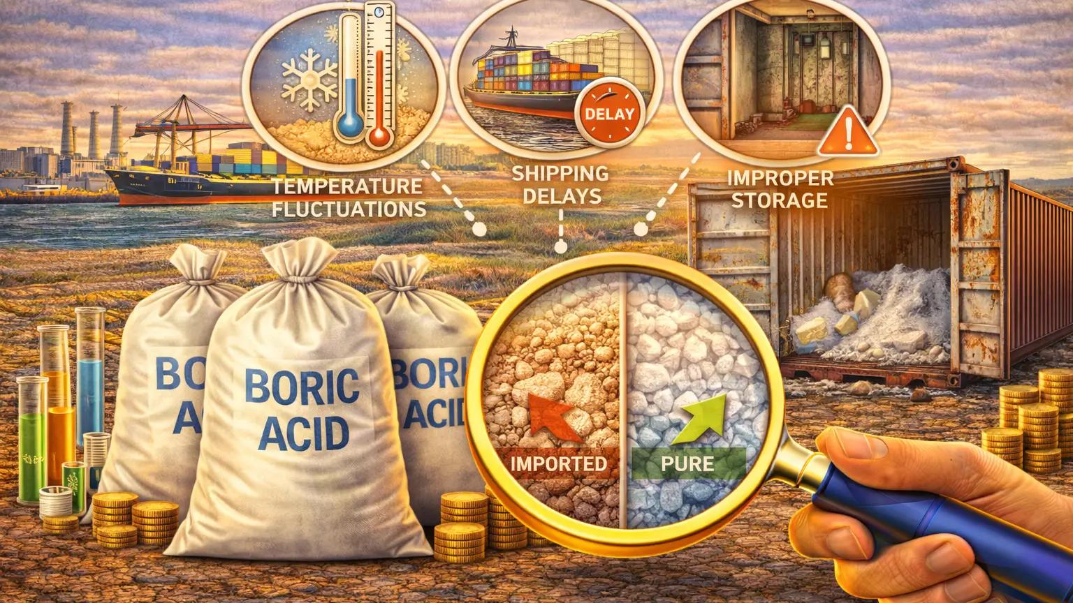 How Freight and Storage Conditions Affect Delivered Boric Acid Quality