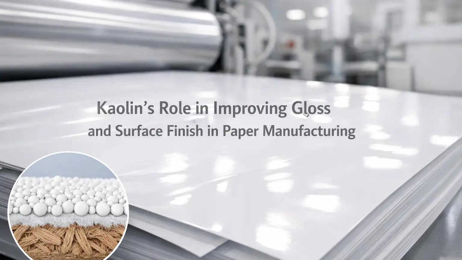 Kaolin’s Role in Improving Gloss and Surface Finish in Paper Manufacturing