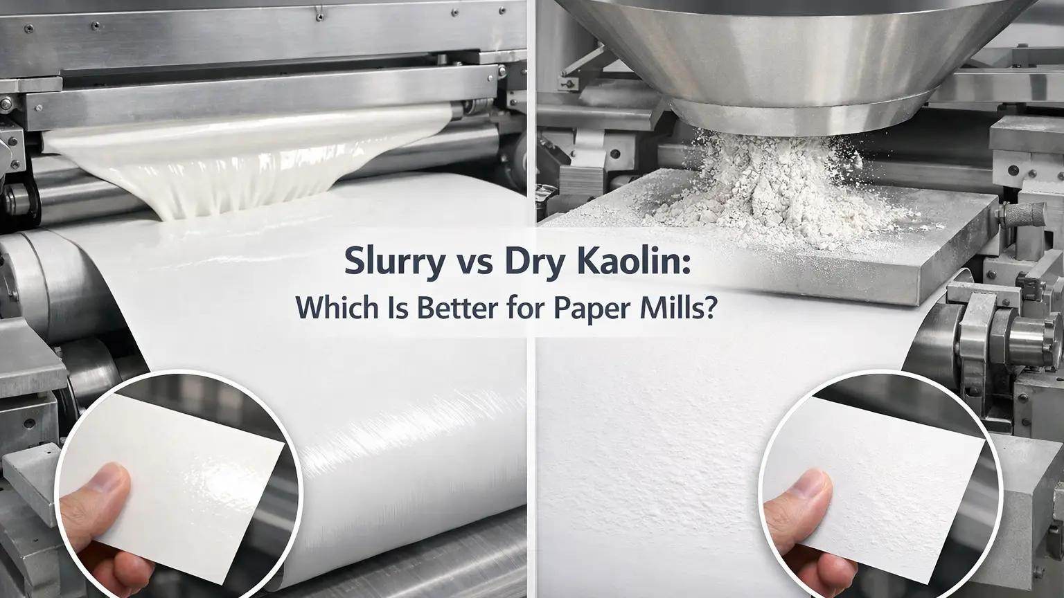 Slurry vs Dry Kaolin: Which Is Better for Paper Mills?