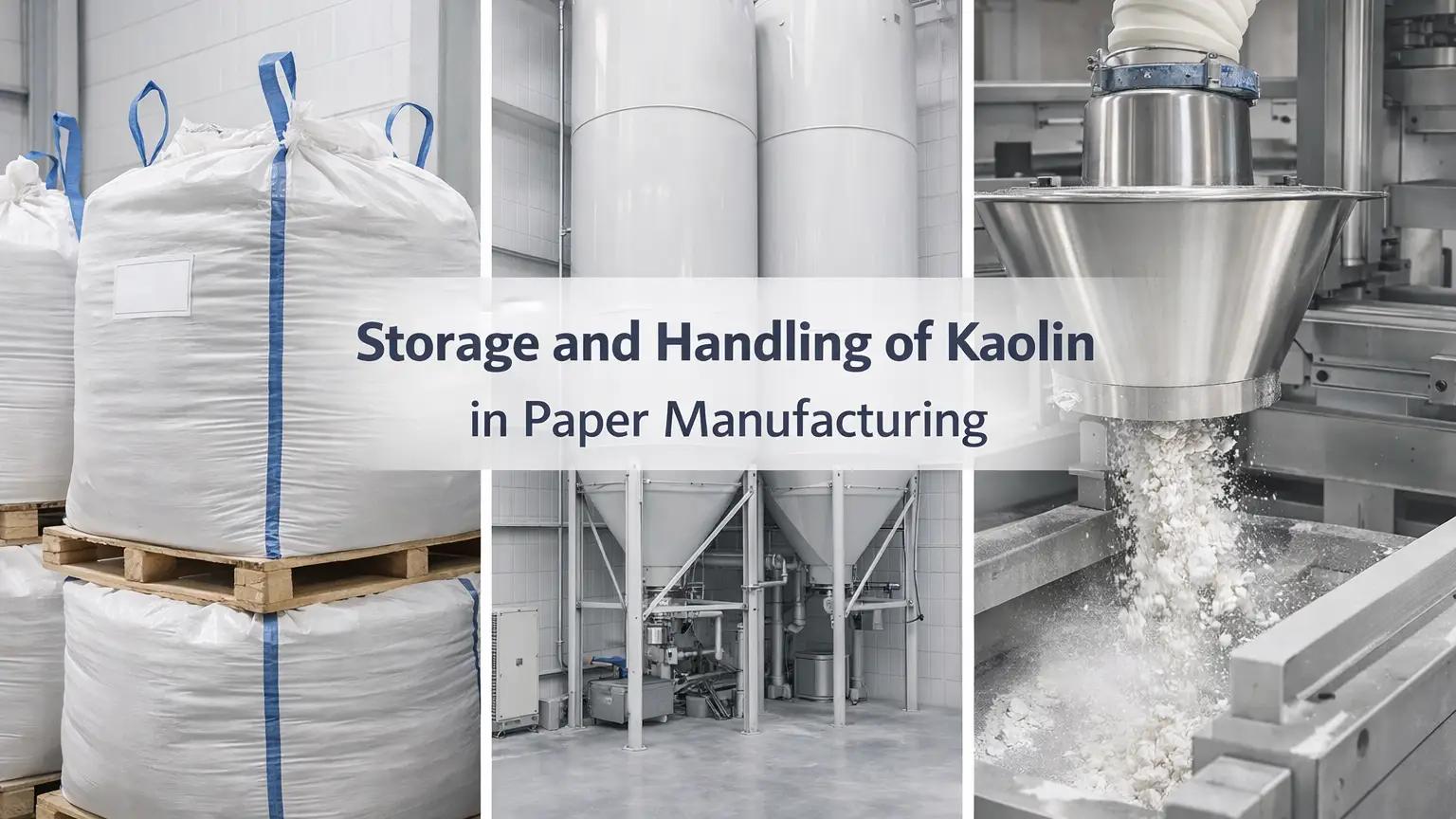 Storage and Handling of Kaolin in Paper Manufacturing