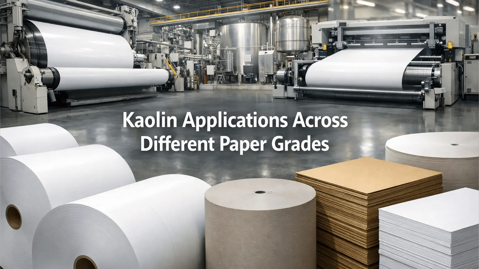 Kaolin Applications Across Different Paper Grades