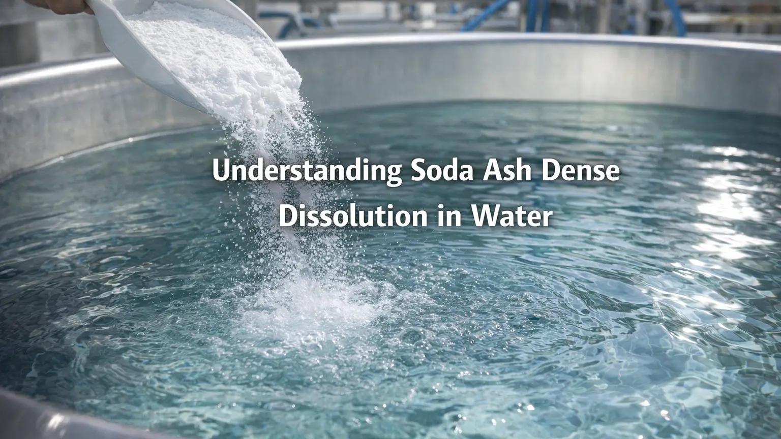 Understanding Soda Ash Dense Dissolution in Water