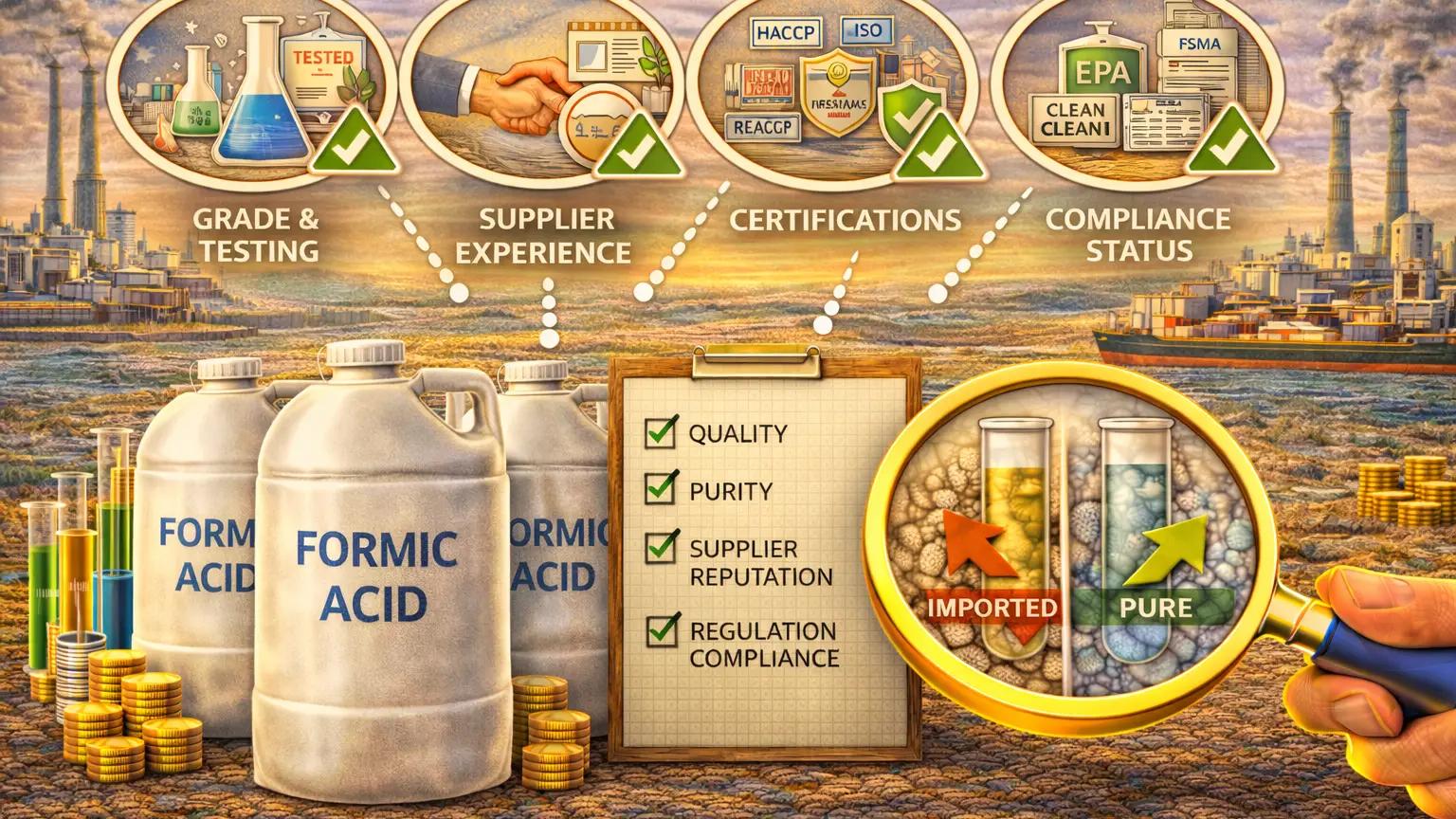 What Buyers Check First When Sourcing Formic Acid