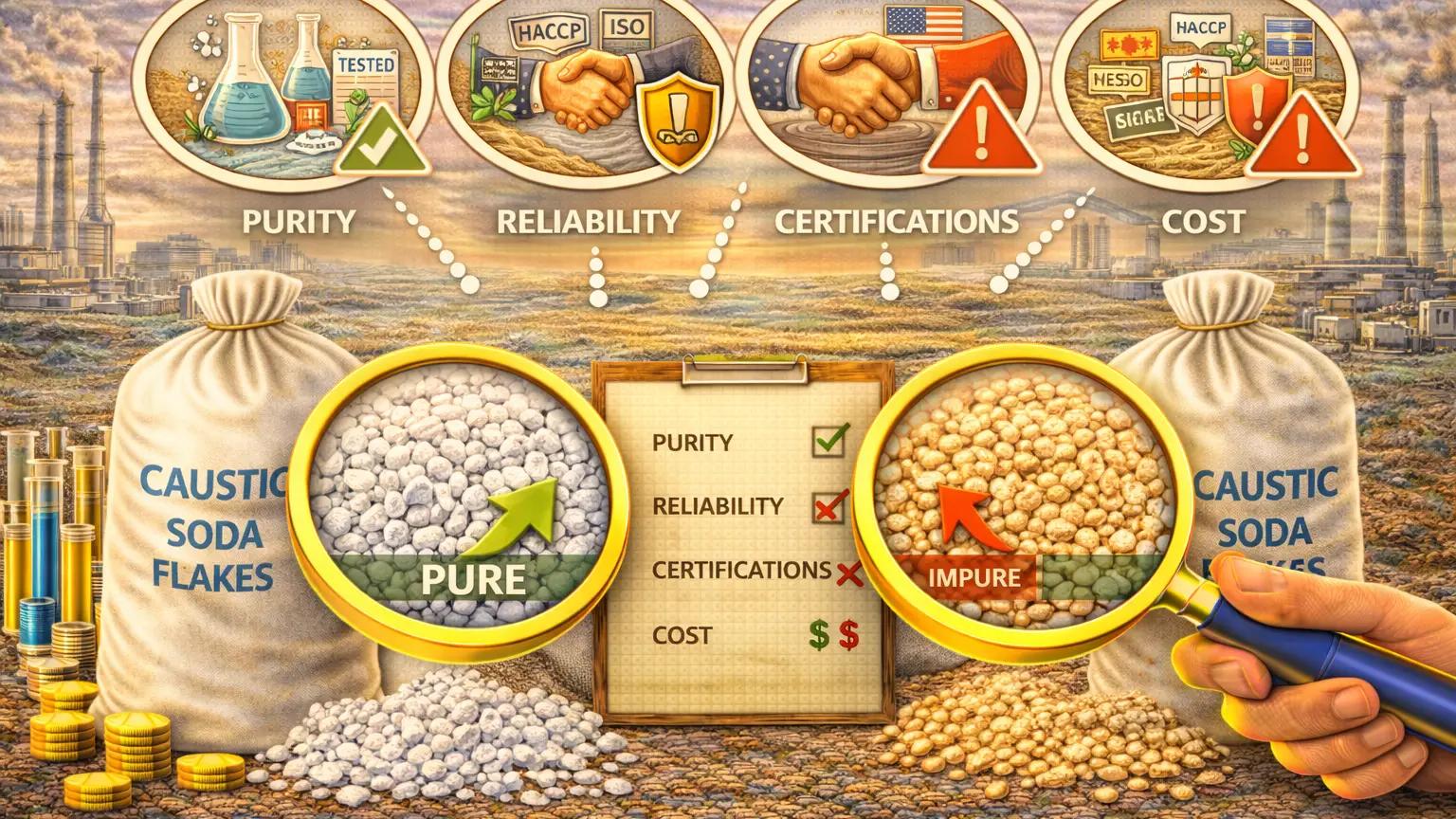 How To Compare Two Caustic Soda Flake Suppliers Without Guesswork