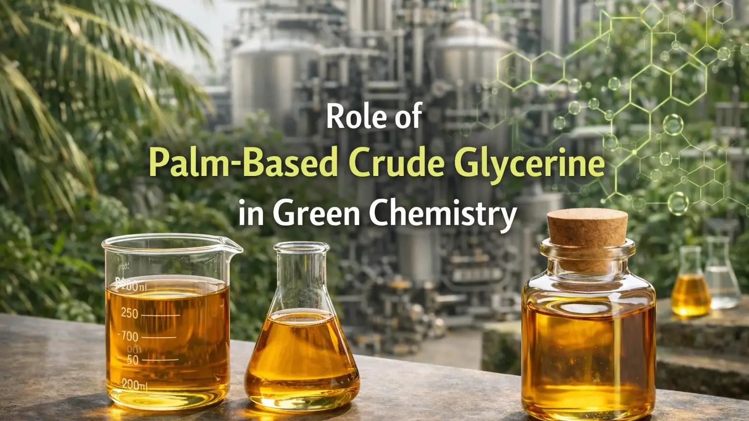 Role of Palm-Based Crude Glycerine in Green Chemistry