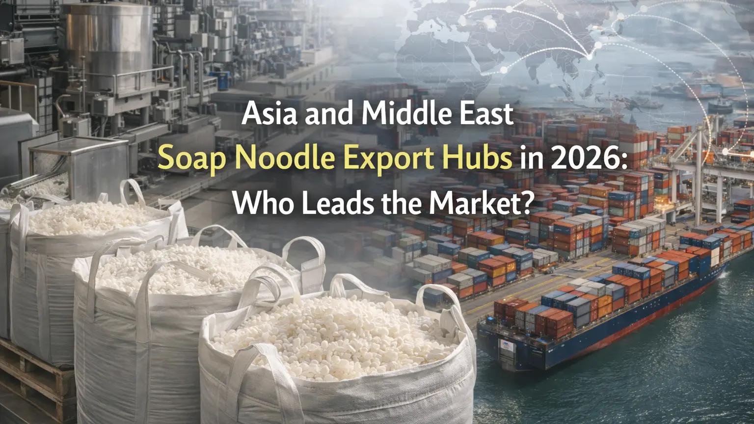 Asia and Middle East Soap Noodle Export Hubs in 2026: Who Leads the Market?