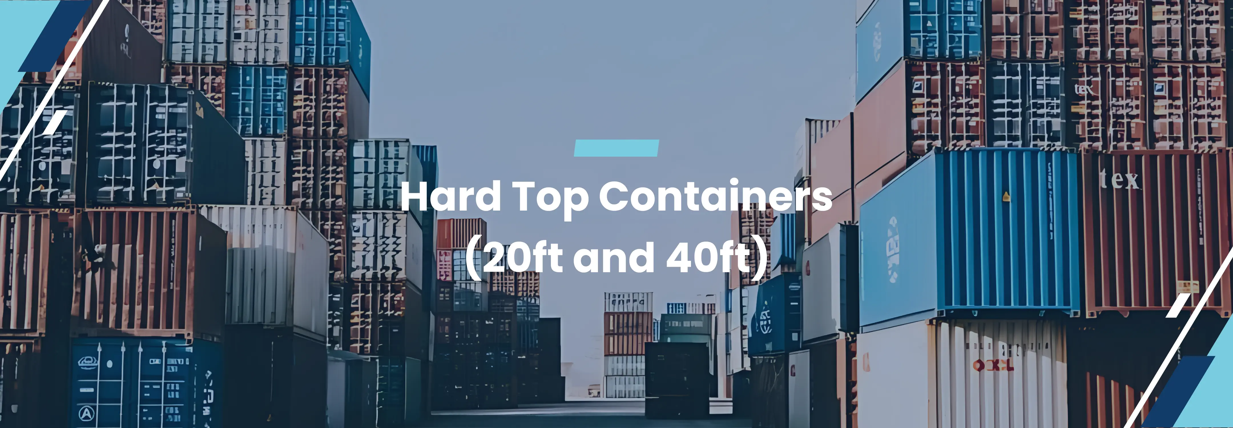 Banner of Hard Top Containers