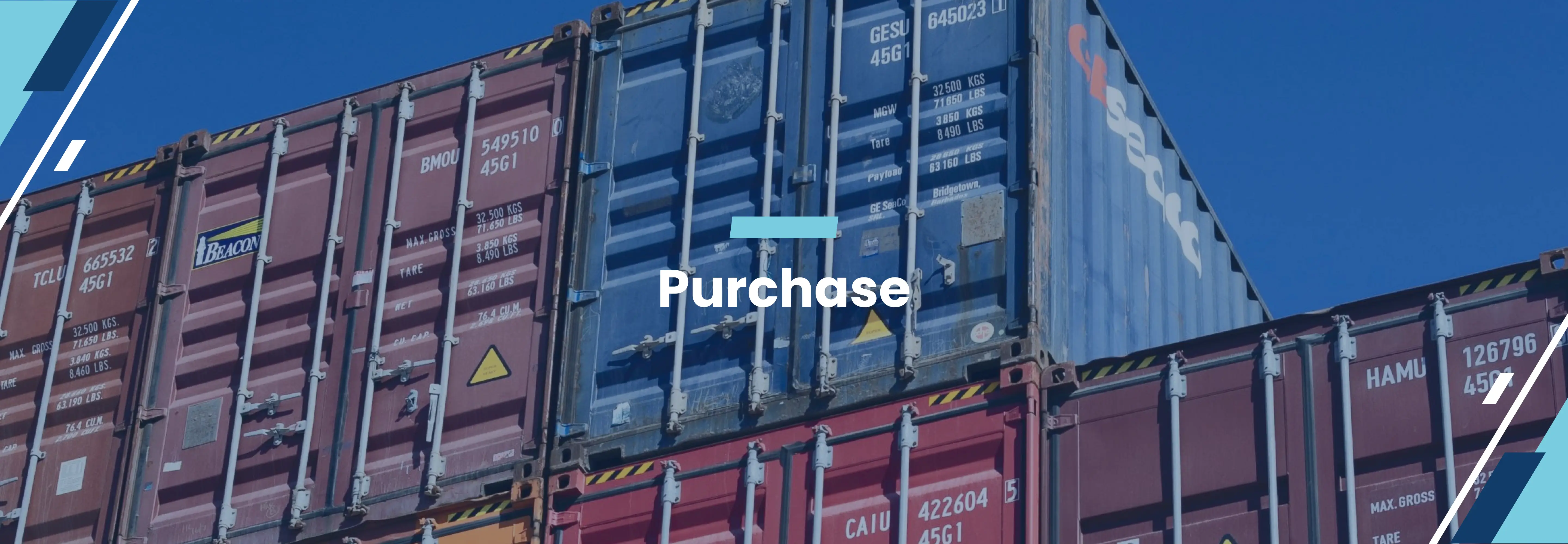 Purchase Container in Sree Logistics