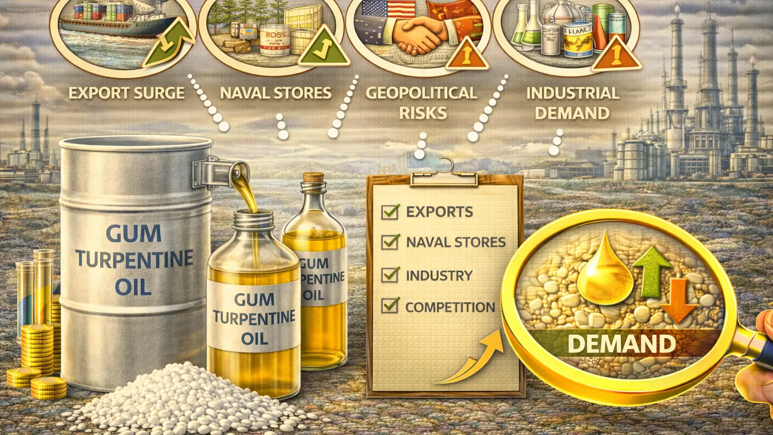 What Export Trends Reveal About Gum Turpentine Oil Demand