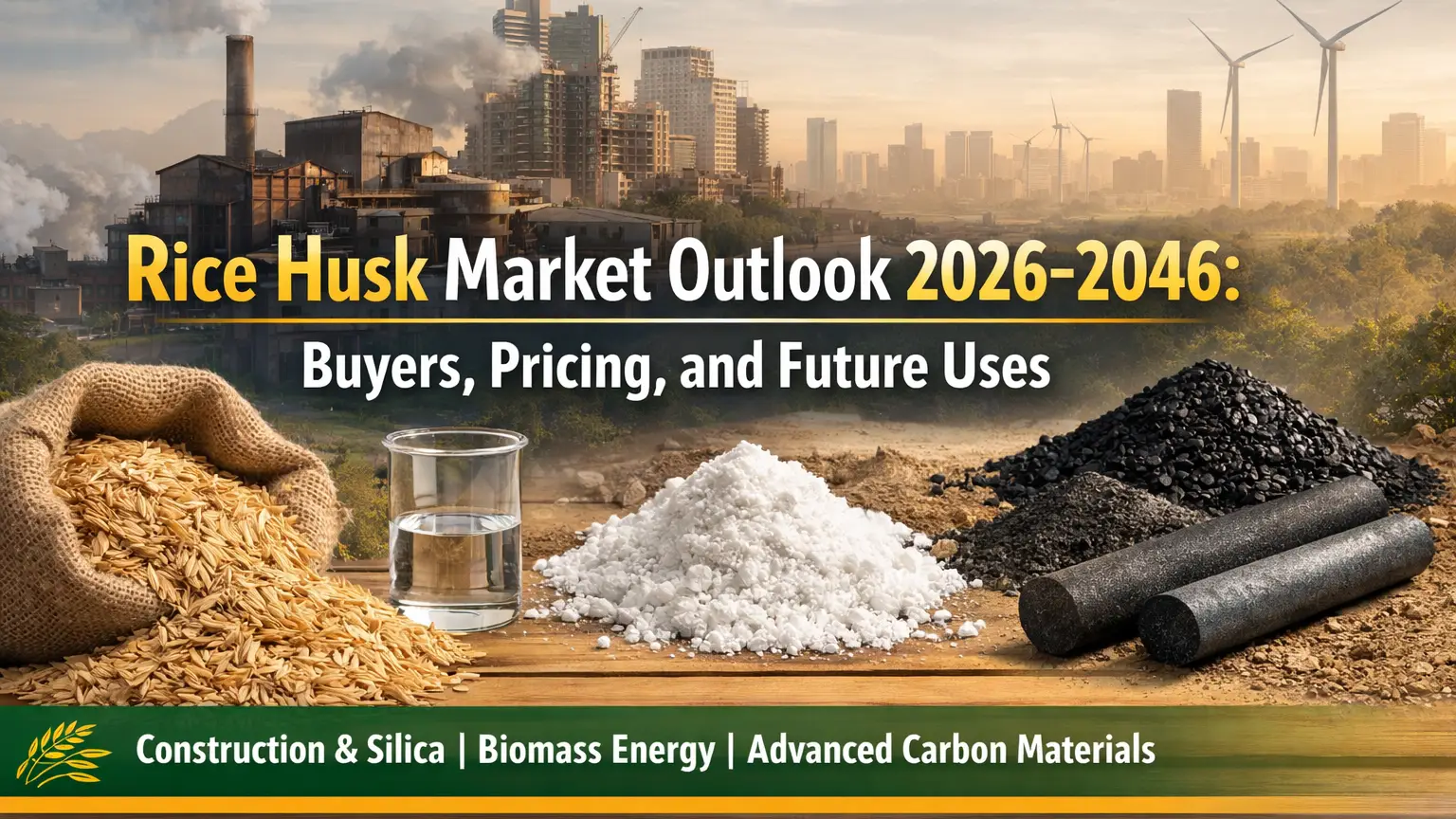 Article Banner of Rice Husk Market Outlook 2026–2046: Buyers, Pricing, and Future Uses