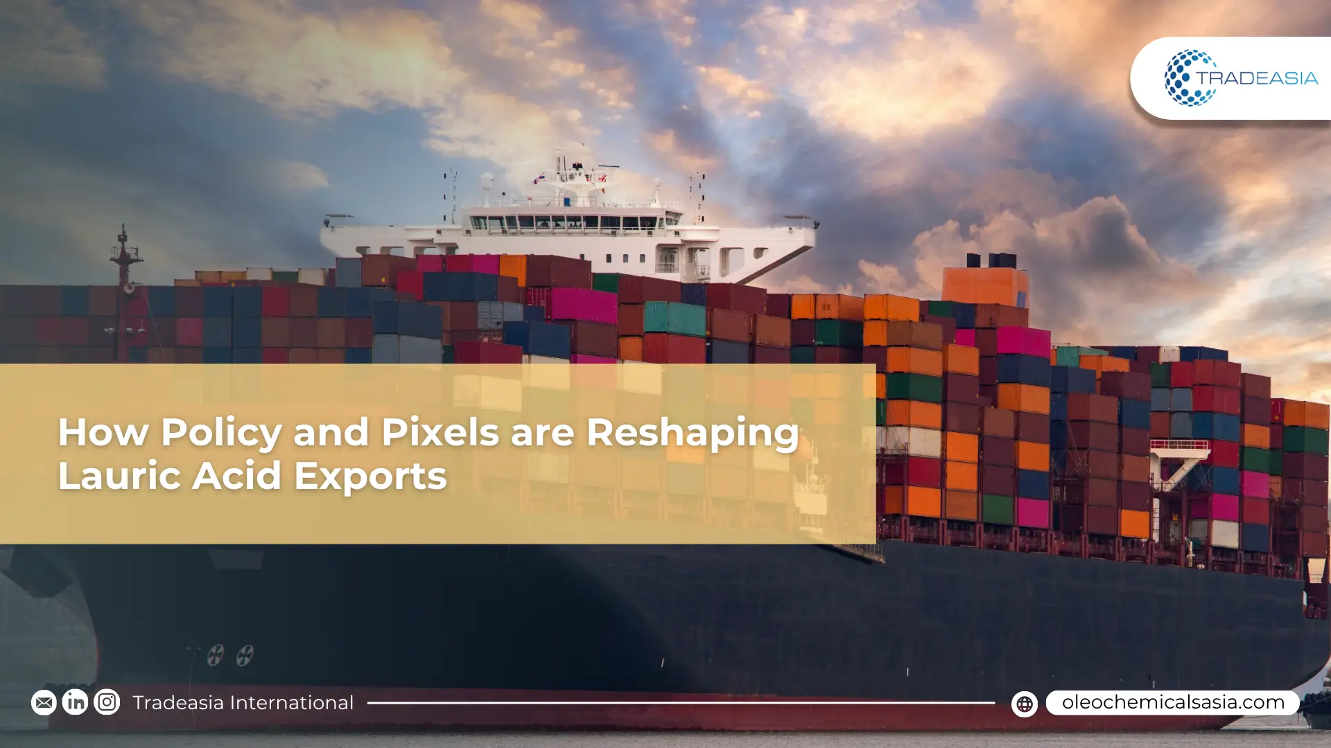 How Policy and Pixels are Reshaping Lauric Acid Exports