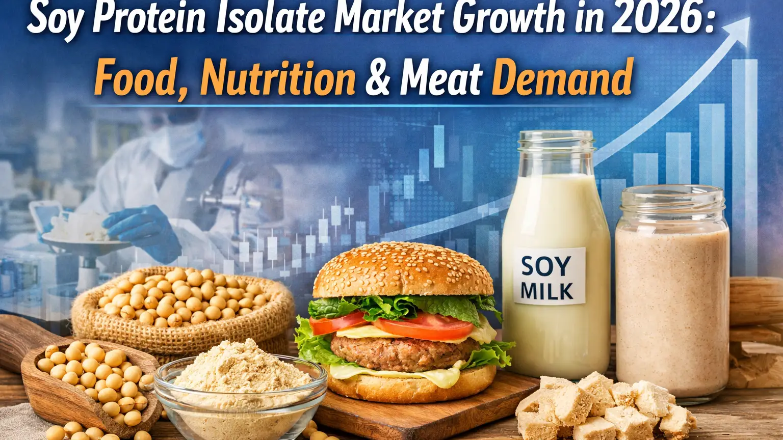 Soy Protein Isolate Market Growth Driven by Food, Nutrition & Meat Demand