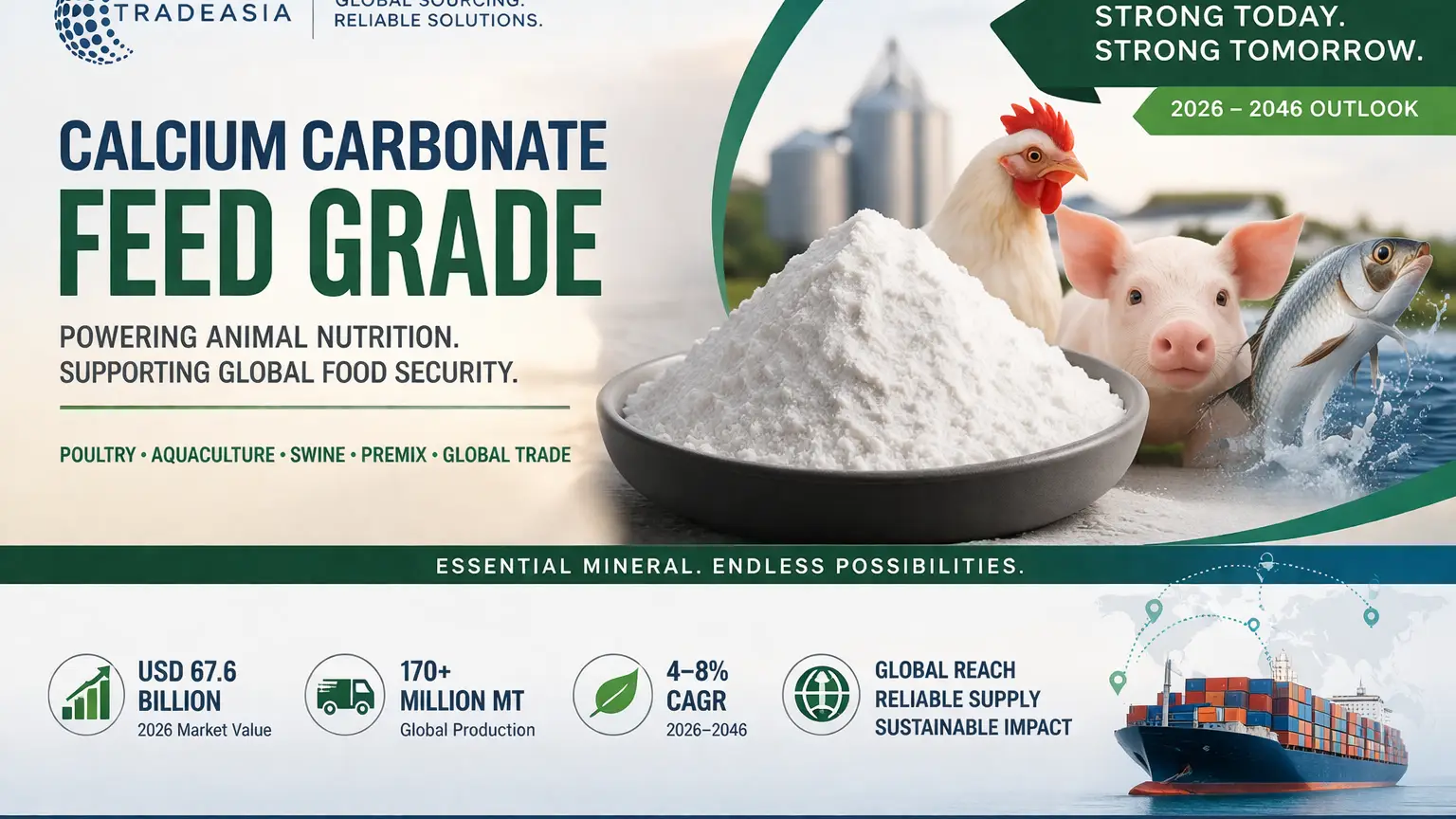 Poultry Industry Drives Calcium Carbonate Feed Grade Demand Growth Globally